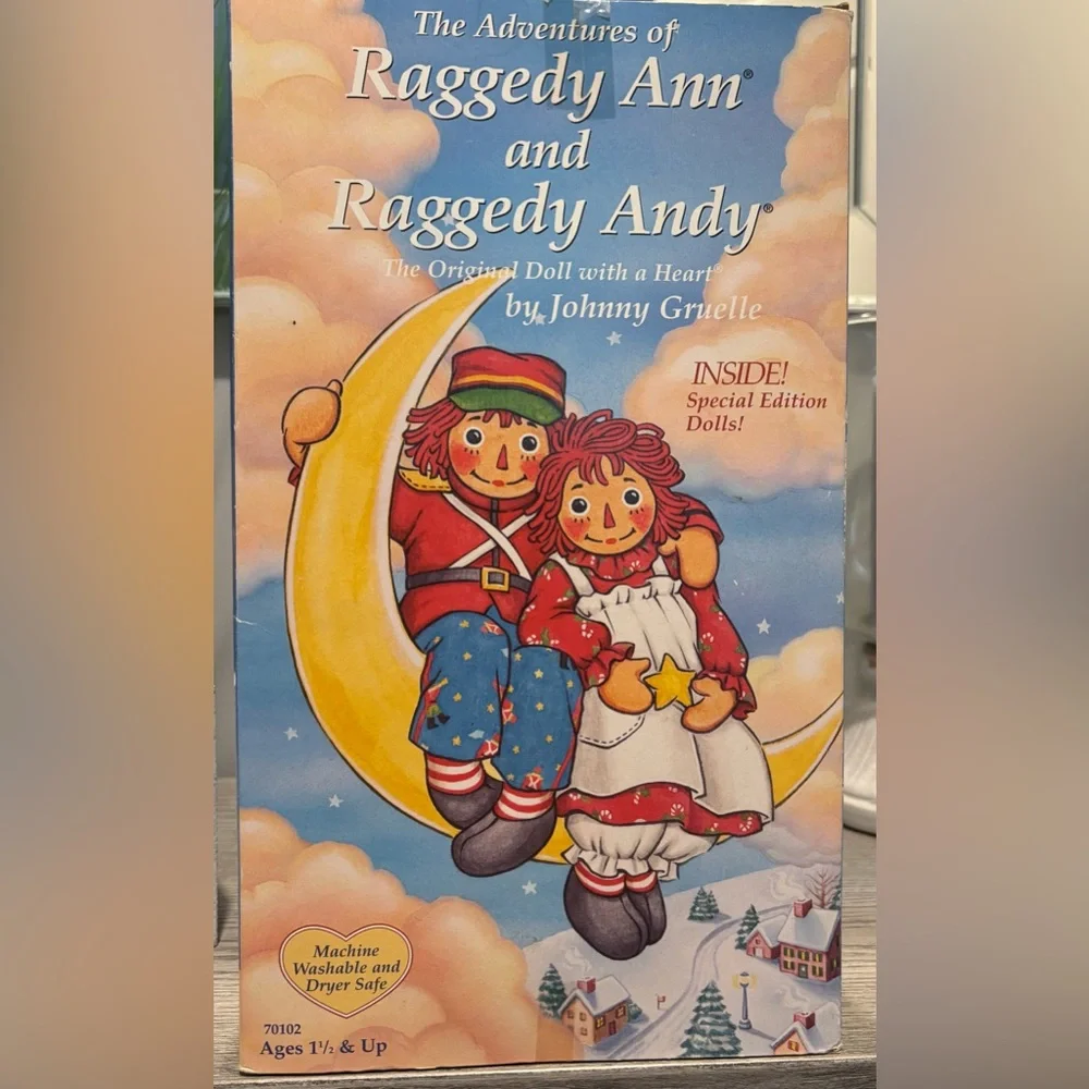Vintage Raggedy Ann & Andy Dolls Special Holiday  Edition 1997 By Johnny Gruelle